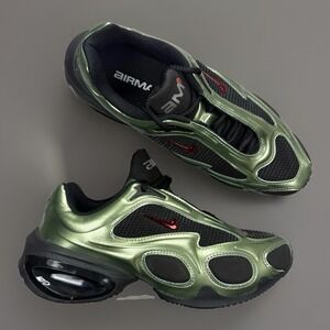 Women's Size 6.5 Nike Air Max Muse Sneakers Black/ Green FV1920-004 Custom